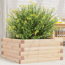 vidaXL Garden Planter Outdoor Flower Pot Patio Planter Pot Solid Wood Pine