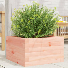 vidaXL Garden Planter Outdoor Flower Pot Patio Planter Pot Solid Wood Douglas