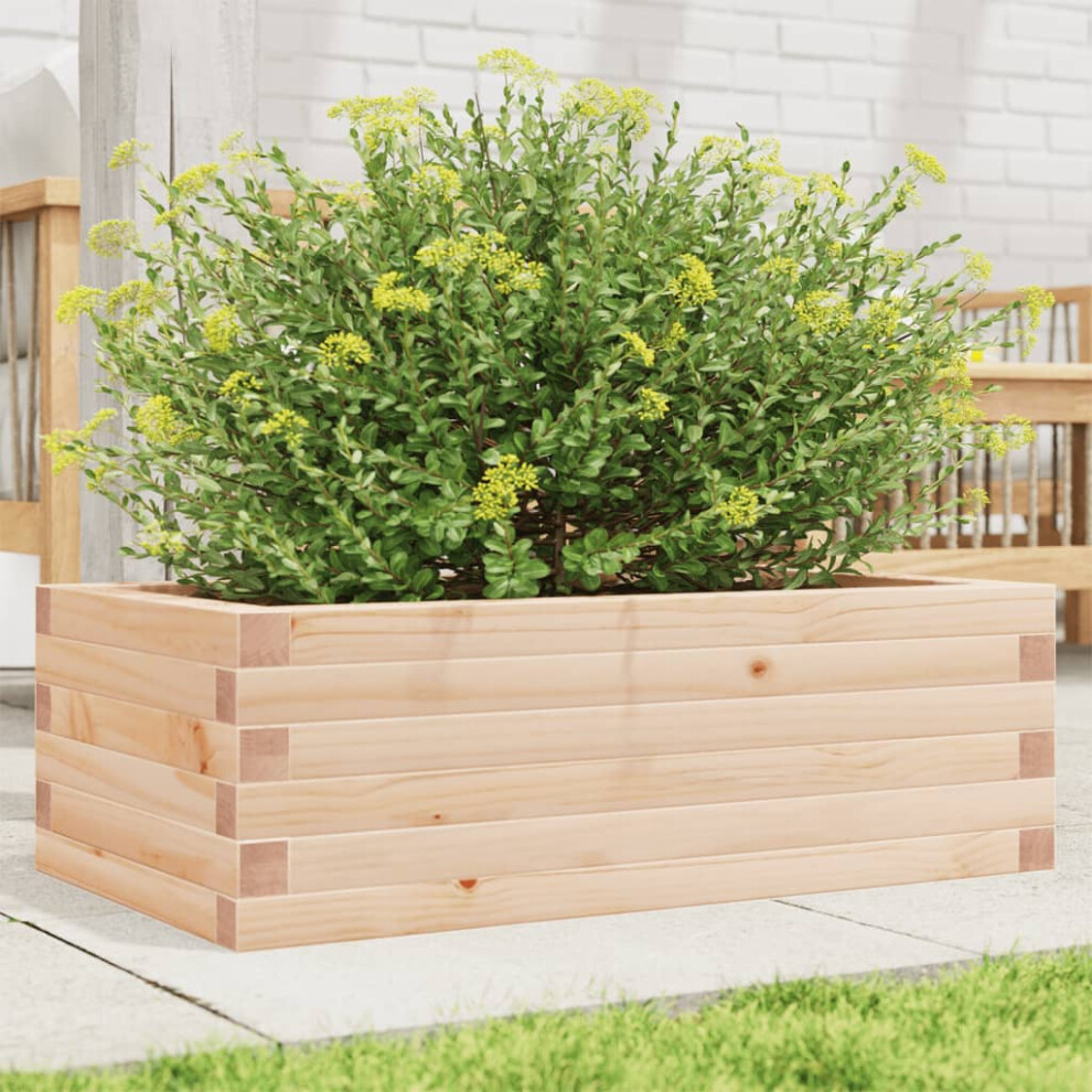 vidaXL Garden Planter Outdoor Flower Pot Patio Planter Pot Solid Wood Pine