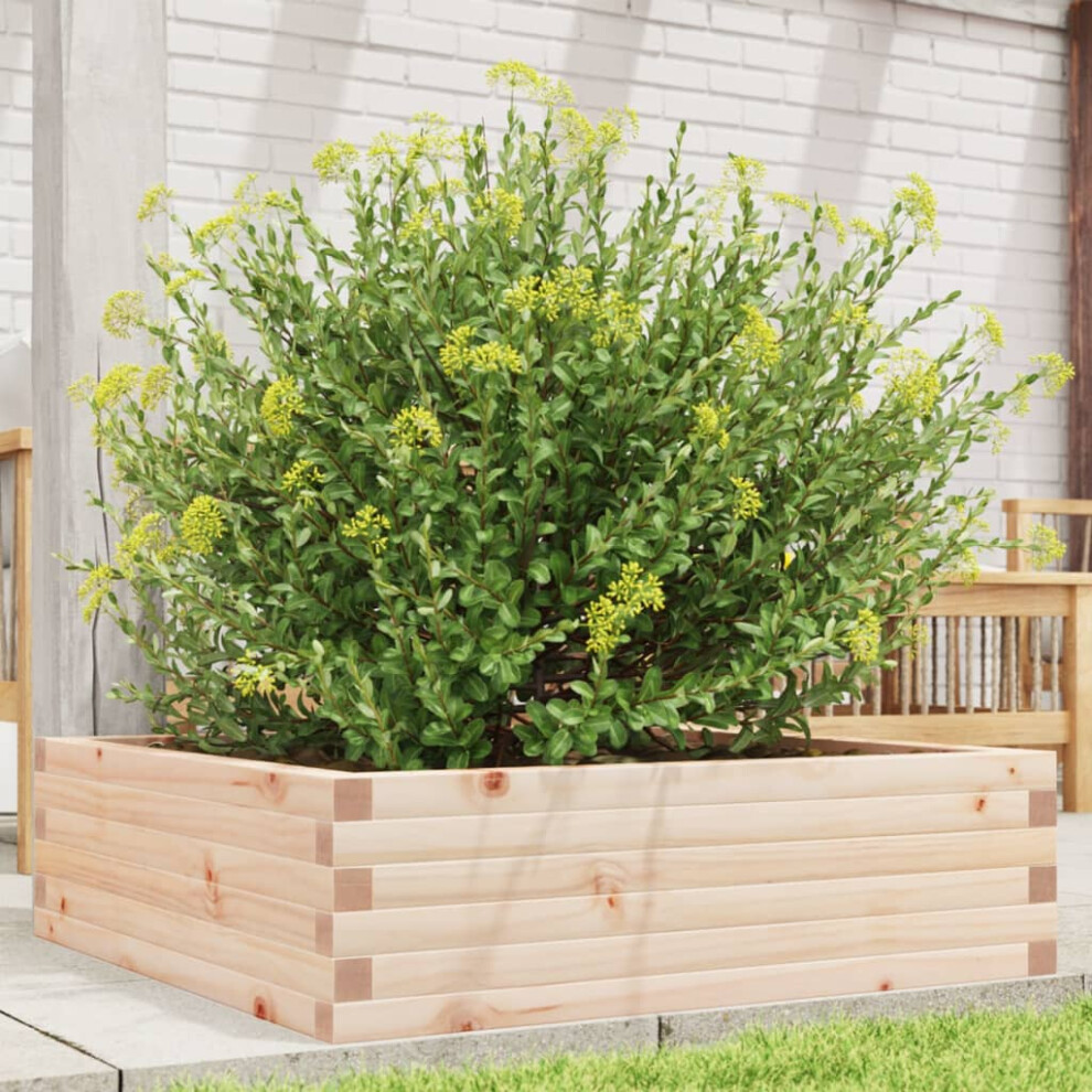 Vidaxl Garden Planter 80X80x23 Cm Solid Wood Pine