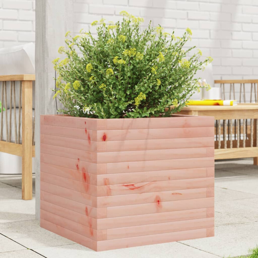 vidaXL Garden Planter 50x50x45.5 Cm Solid Wood Douglas