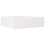 VidaXL vidaXL Garden Planter White 80x80x23 cm Solid Wood Pine 2