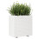 VidaXL vidaXL Garden Planter White 70x40x72 cm Solid Wood Pine 4