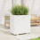 VidaXL vidaXL Garden Planter White 70x40x72 cm Solid Wood Pine 3