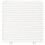VidaXL vidaXL Garden Planter White 70x70x72 cm Solid Wood Pine 5
