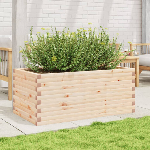 VidaXL vidaXL Garden Planter 110x60x45.5 cm Solid Wood Pine 2