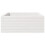 VidaXL vidaXL Garden Planter White 110x60x23 cm Solid Wood Pine 6