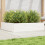 VidaXL vidaXL Garden Planter White 100x100x23 cm Solid Wood Pine 1