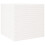 VidaXL vidaXL Garden Planter White 70x70x68.5 cm Solid Wood Pine 2