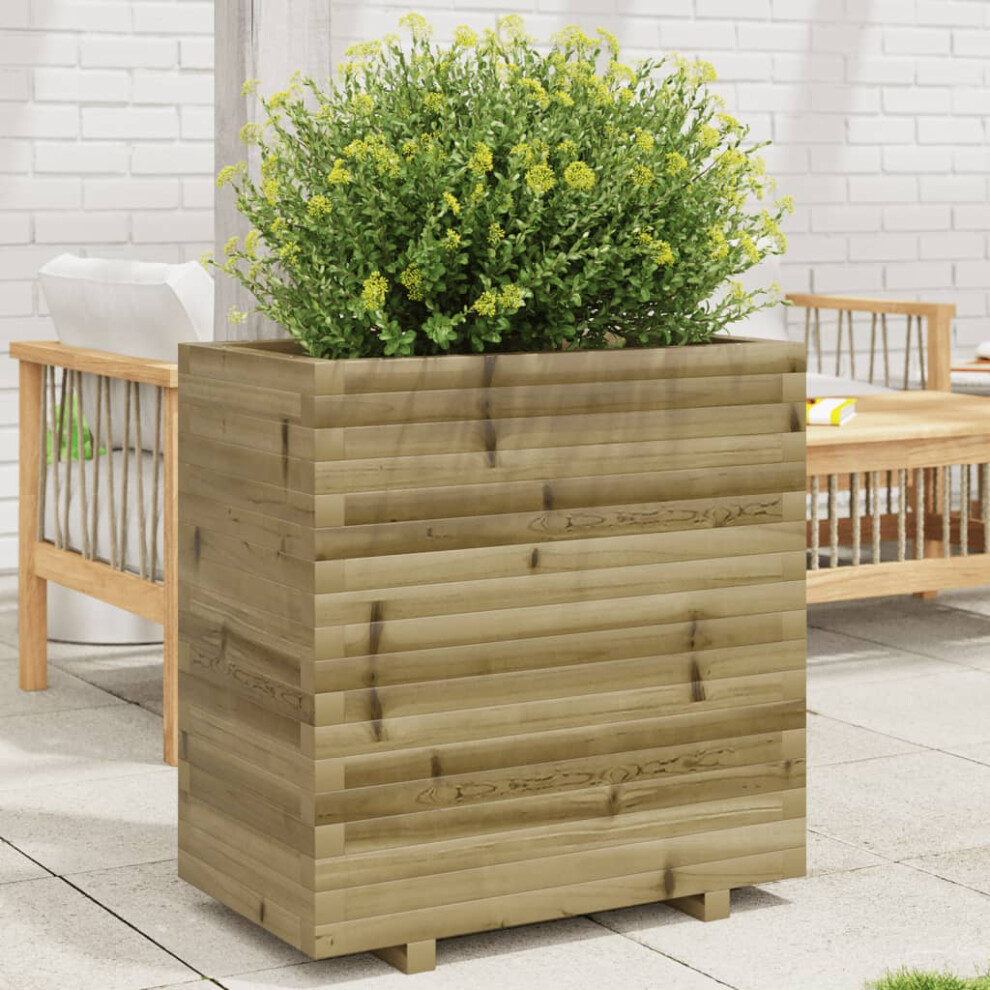 vidaXL Garden Planter 70x40x72.5 Cm Impregnated Wood Pine