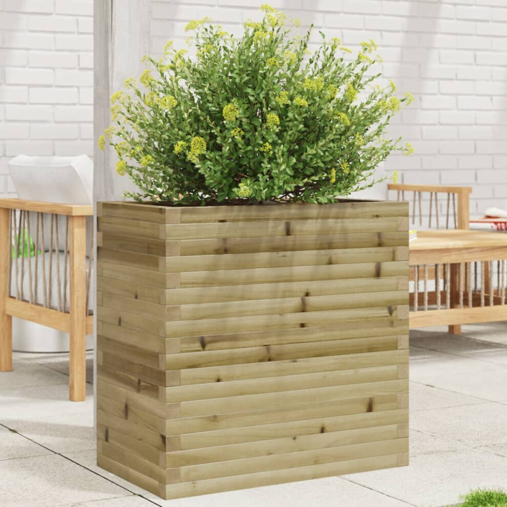 vidaXL Garden Planter 70x40x68.5 Cm Impregnated Wood Pine