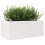 VidaXL vidaXL Garden Planter White 110x60x45.5 cm Solid Wood Pine 4