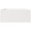 VidaXL vidaXL Garden Planter White 110x110x49.5 cm Solid Wood Pine 6