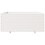 VidaXL vidaXL Garden Planter White 110x110x49.5 cm Solid Wood Pine 5