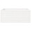VidaXL vidaXL Garden Planter White 110x110x46 cm Solid Wood Pine 6