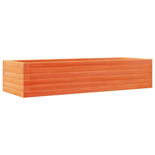 VidaXL vidaXL Garden Planter Wax Brown 110x40x23 cm Solid Wood Pine 1