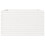 VidaXL vidaXL Garden Planter White 80x80x45.5 cm Solid Wood Pine 6