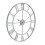 Grey Skeleton Wall Clock 1