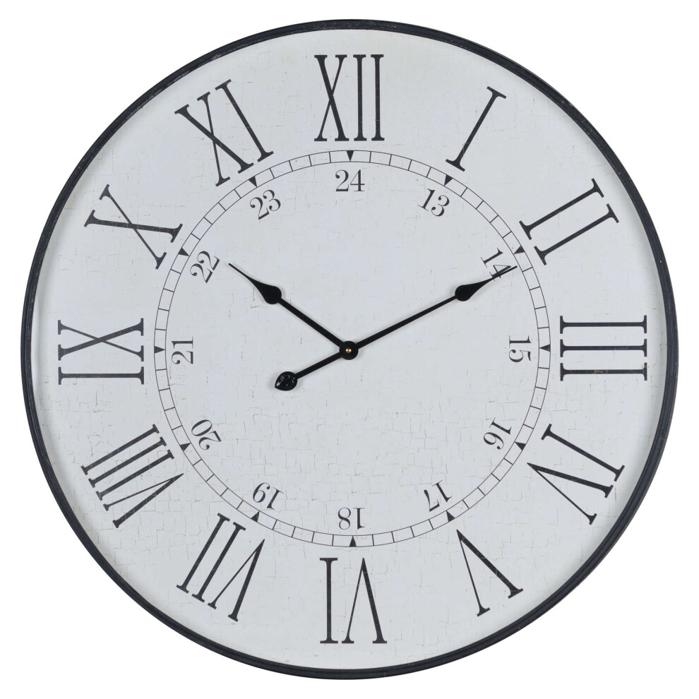 Hill Interiors Large Embossed Station Clock