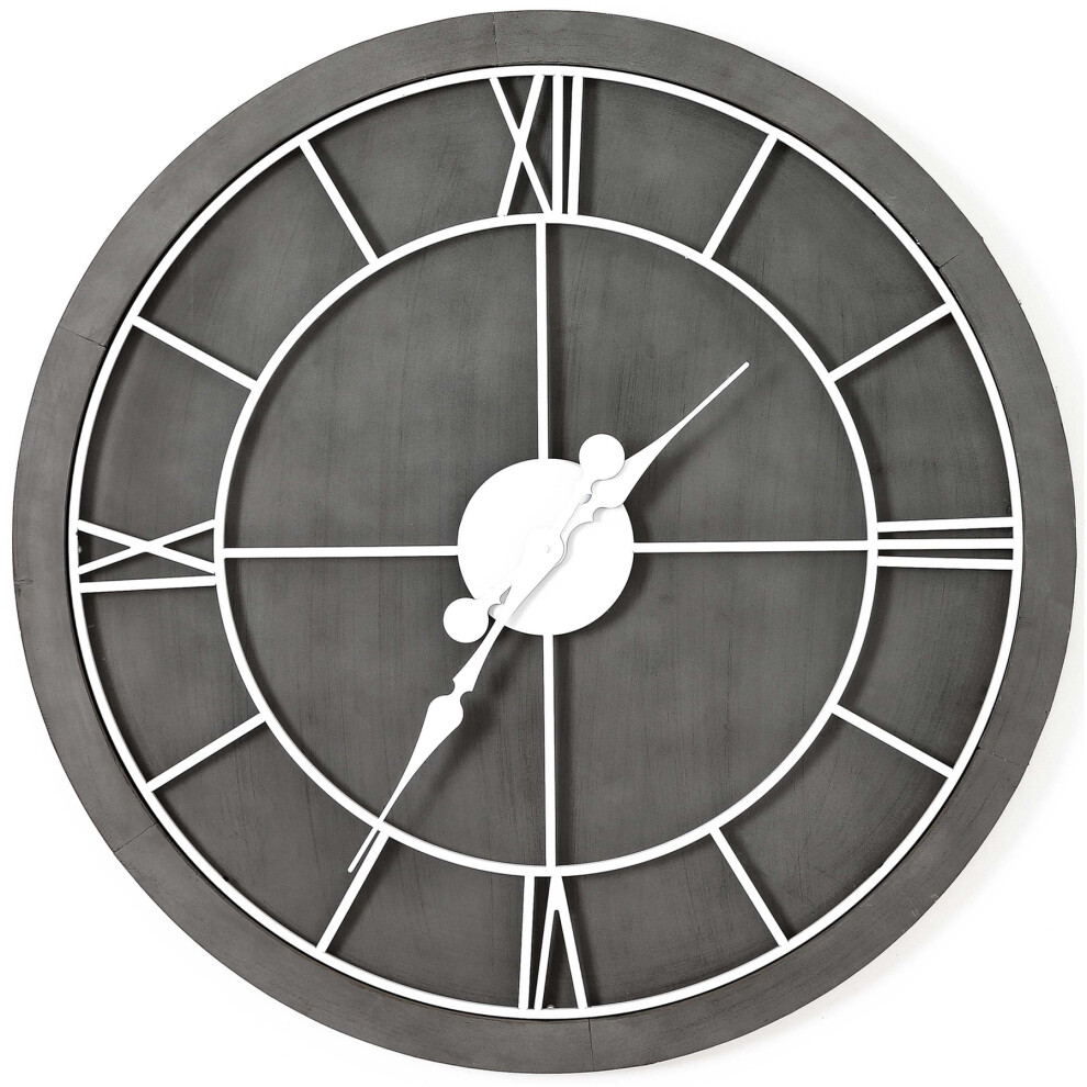 Hill Interiors Grey Williston Wall Clock