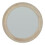 Washed Wood Round Framed Mirror 1