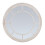 Washed Wood Framed Round Mirror 1