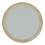 Washed Wood Round Framed Large Mirror 1