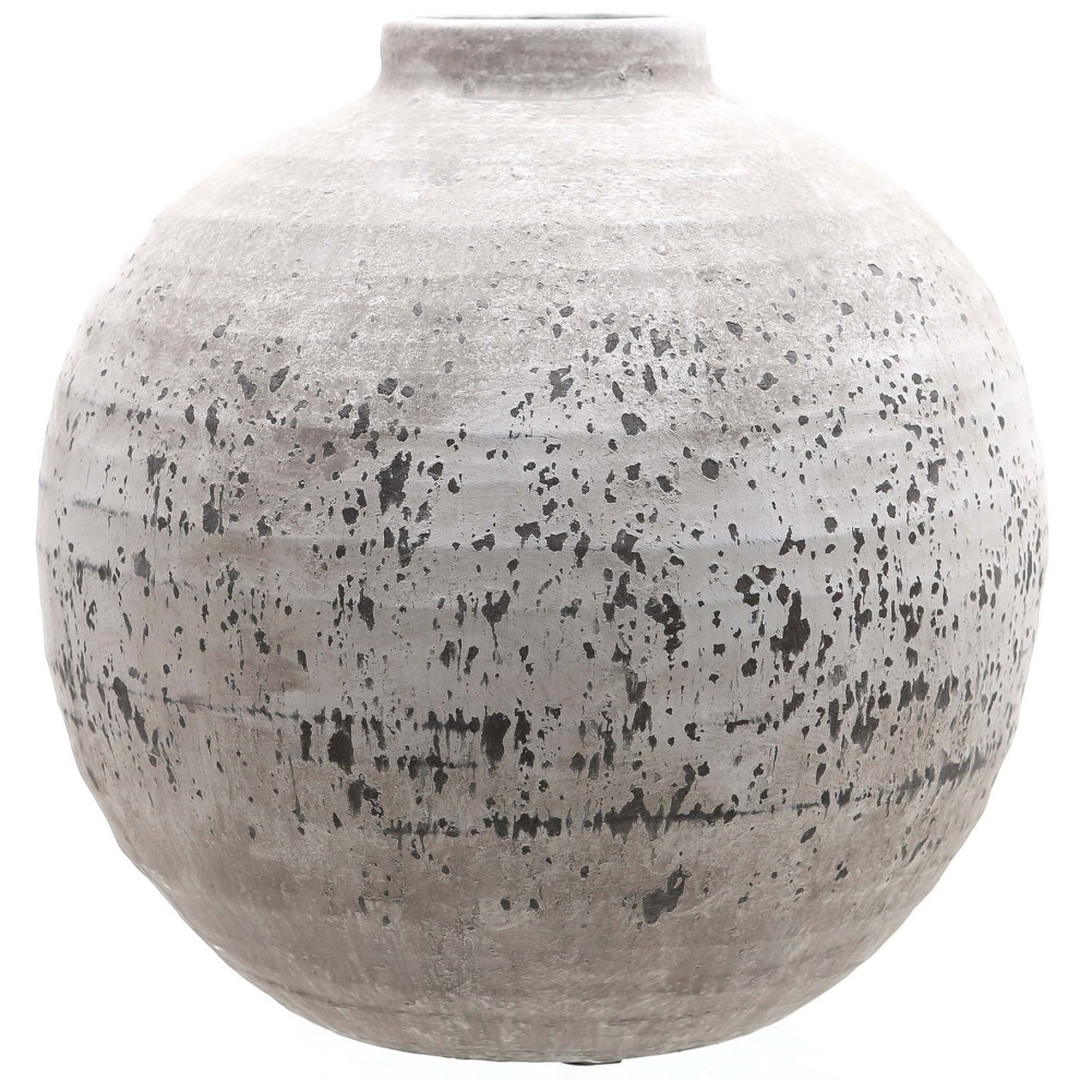 Hill Interiors Tiber Stone Ceramic Vase Large