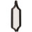 Decorative Black Hanging Mirror 2