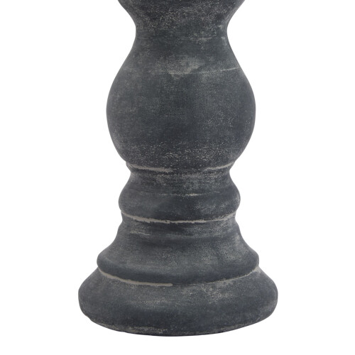 Amalfi Small Grey  Column Candle Holder 2