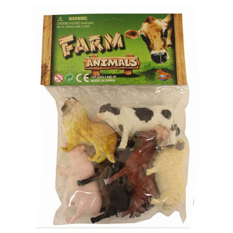 Farm Animals 6 Pack of 4" Figures