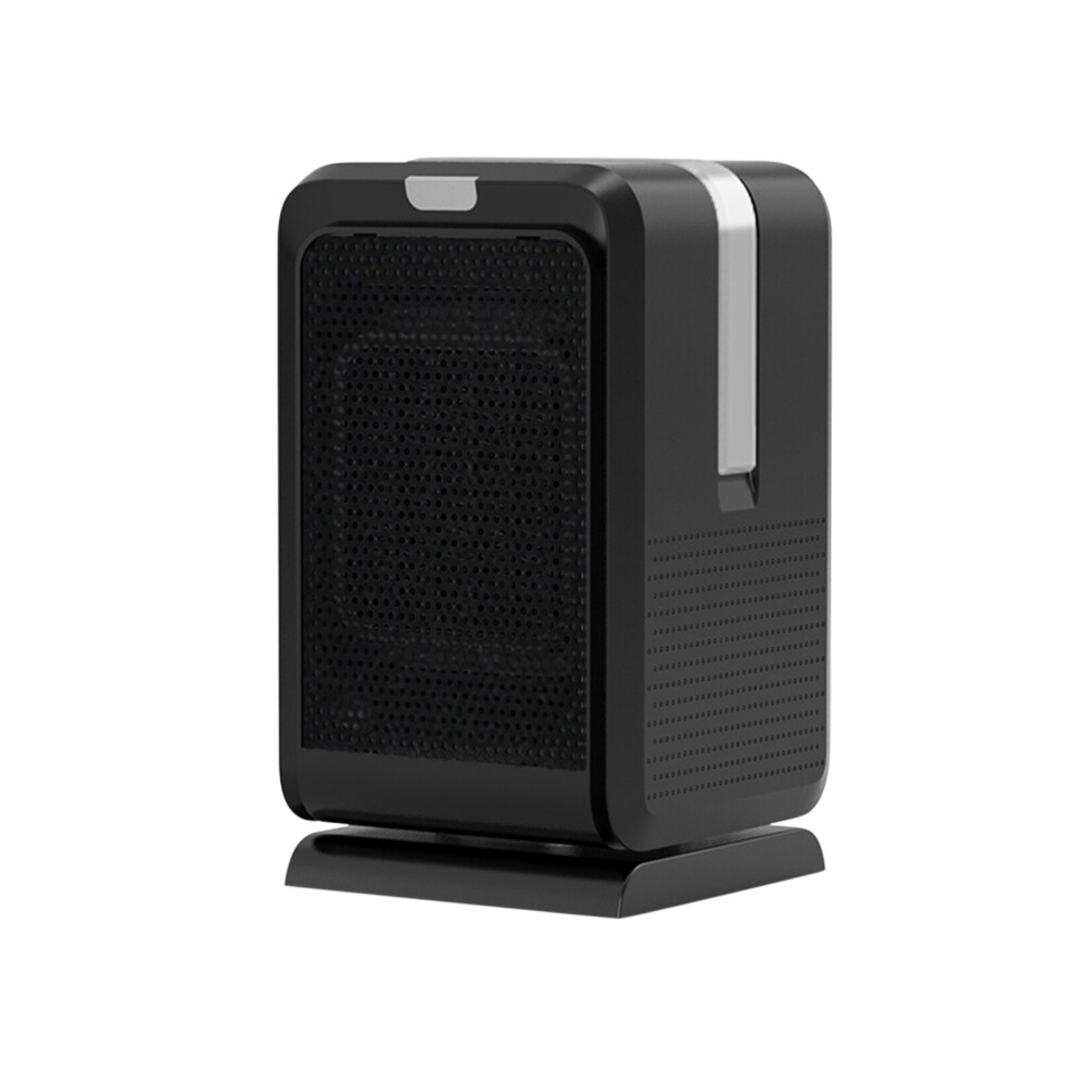 (Black, EU) 1000W Portable Electric Heater with Fast Heating & Cooling for Bedroom/Office