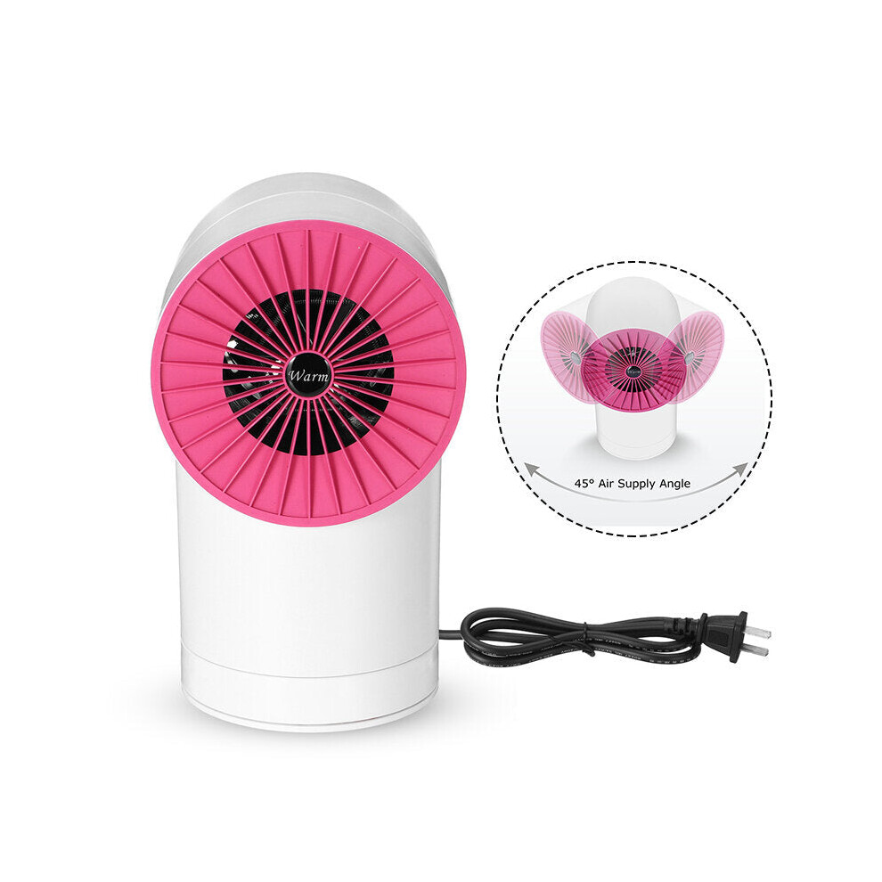 (Shaking-head Type) Compact Electric Desktop Heater for Home, Dorm & Office with Oscillation