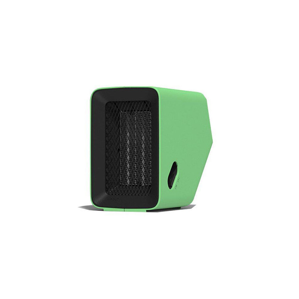 (Green) 500W Portable Mini PTC Ceramic Heater - 50Ã Angle Warm Air Blower for Home/Office