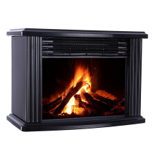 1000W Tragbarer Elektrischer Kaminofen - Tisch-Flammenheizer für Wohnzimmer/Schlafzimmer