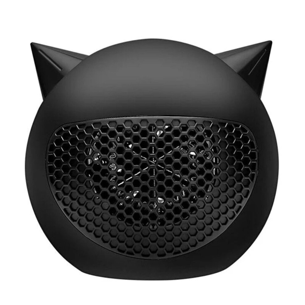(Black, 220V) Compact Electric Heater: Quiet, Fast-Heating for Home, Office, Dorm Use