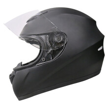 (Matt Black, M) ZORAX 819 Motorcycle Full Face Helmet Scooter Crash Motorbike Helmets