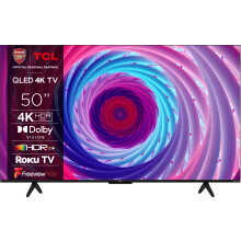 TCL RC650K 50" 4K QLED Smart TV with Dolby Atmos and Google Assistant - 50RC650K (2024)