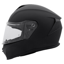 (Matt Black, XL) ZORAX Falcon Full Face Motorcycle Motorbike Helmet On Road