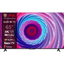 TCL RC650K 65" 4K Ultra HD QLED Smart Roku TV with Dolby Atmos & Google Assistant - 2024 Model