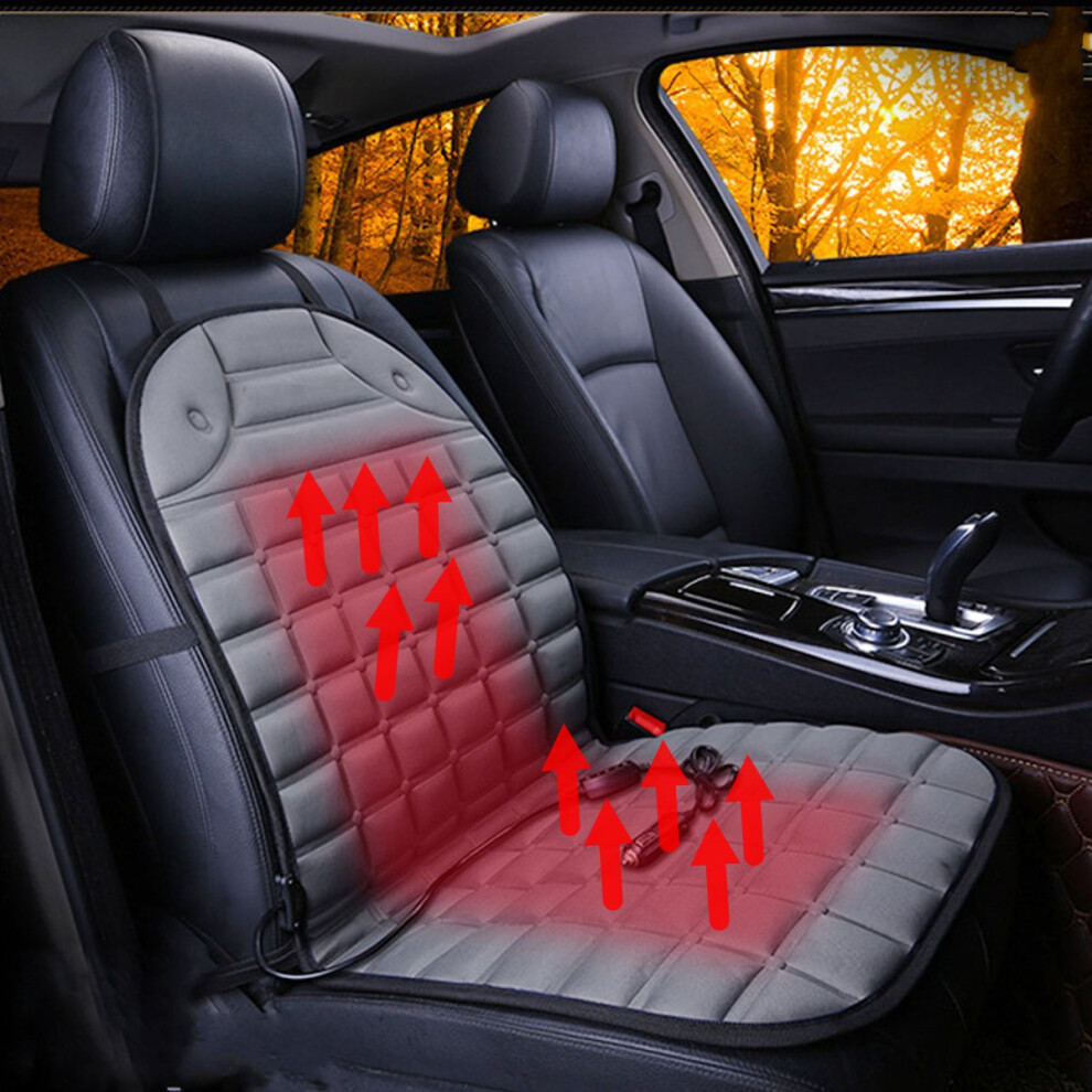 Car Electric Heated Seat Cushion Round Ball Heater Cover DC12 V FüR WäRmeren Winter-image
