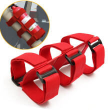 Cinghia in nylon per estintore a barre roll bar rossa fissa per Wrangler TJ YJ JK CJ