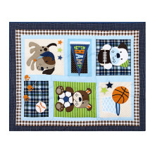 7 Pcs Infant Baby Bedding Sets Crib Cot Set Nursery Quilt Bumper Sheet Blanket Cover