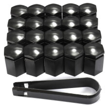20 piezas de tapas de plástico de 17 mm cubiertas de tornillos protector tornillos tuerca llanta de aleación para Vauxhall Opel