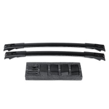 Neuer Aluminium-Dachträger verstellbarer Querträger schwarz für Toyota RAV4 2013–2017