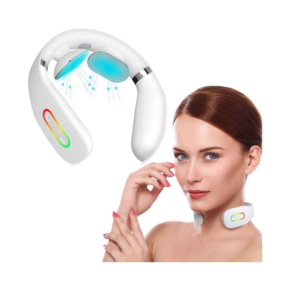 Electric Intelligent Portable Neck Massager Cordless Shoulder Massager With 5 Modes 16 Levels Relax Pressure Point Massage