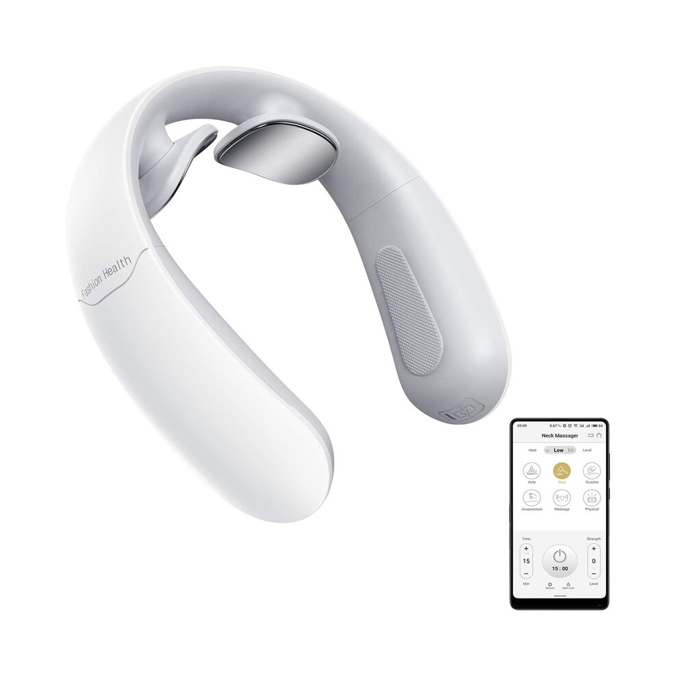 Intelligent Mobile Phone Control Neck Massager Deep Tissue Massage Muscle 3D Electric Relieve Pain Cordless Massager