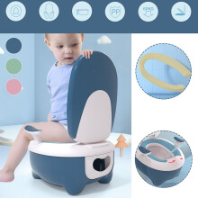 Vauvankakkaaminen matkapotty potty-kansi pottaopetus WC-istuin PU-pehmuste kaksinkertainen liukumaton muotoilu ja roiskeensuoja