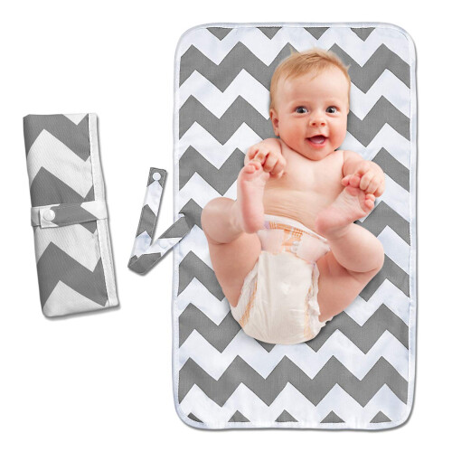 Newborns Foldable Waterproof Baby Diaper Changing Mat Portable Changing Pad