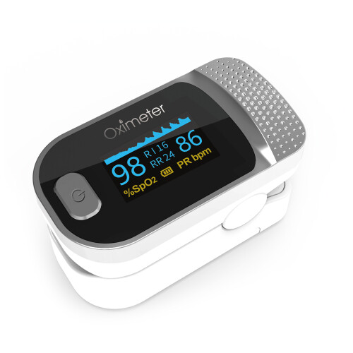 Boxym Fingerpulsoximeter Atemfrequenz SPO2 PI PR Blutsauerstoffsättigung Überwachung für Blutsauerstoffmonitor 1